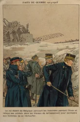 Erster Weltkrieg: Der Soldatenkönig (Illustration)