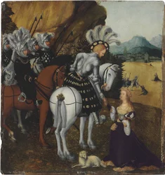 Kaiser Maximilian I. als heiliger Georg